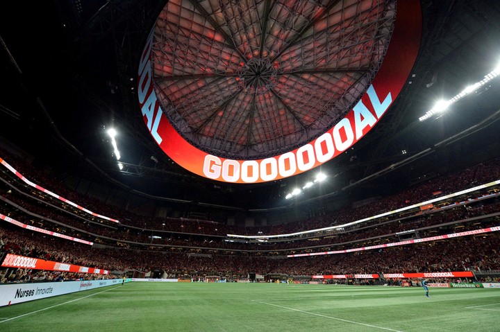 Así es el imponente Mercedes-Benz Stadium (Reuters).