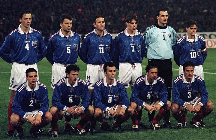 El cuadro yugoslavo en una de sus últimas presentaciones. 