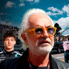 Briatore completo: la receta para mejorar a Colapinto, la comparación con Antonelli y el famoso "tú eres el problema" 