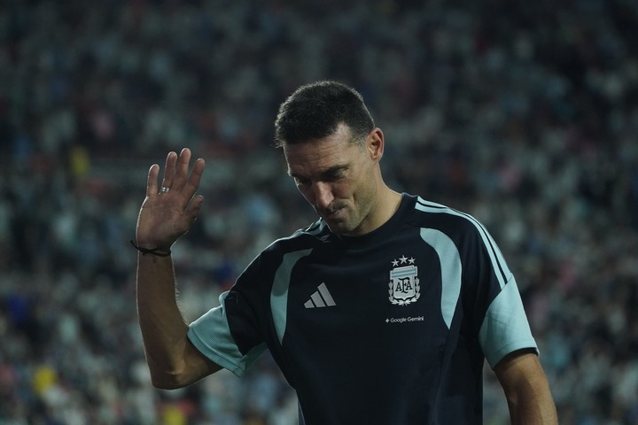 Scaloni no confirmó el reemplazo de Balerdi Foto Juano Tesone/ Enviado especial - FTP CLARIN).