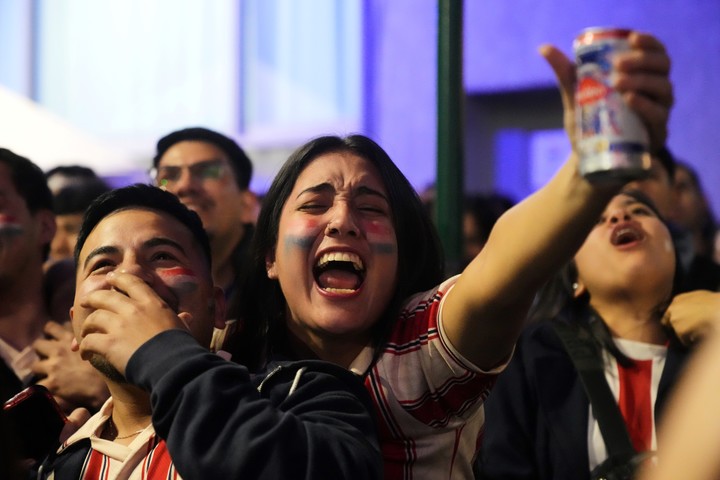 La fiesta de los fans.