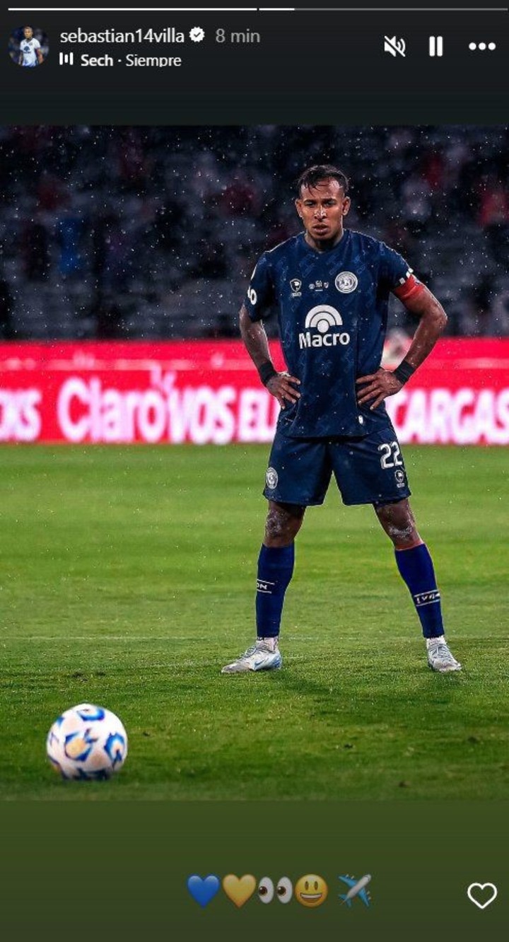 La curiosa historia de Sebastián Villa con corazones de Boca