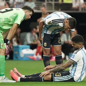 Cómo está Cuti Romero después de salir ante Austria