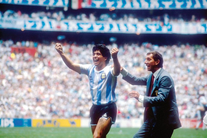 Diego y Bilardo (La Nación).