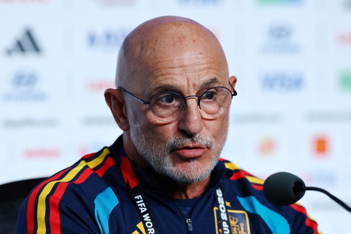 Luis De La Fuente, el DT de España (REUTERS).