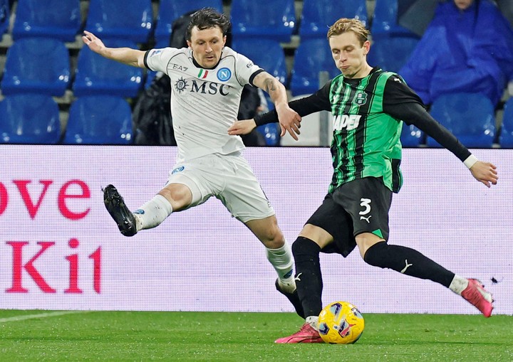 Marcus Pedersen en su paso por el Sassuolo (EFE)