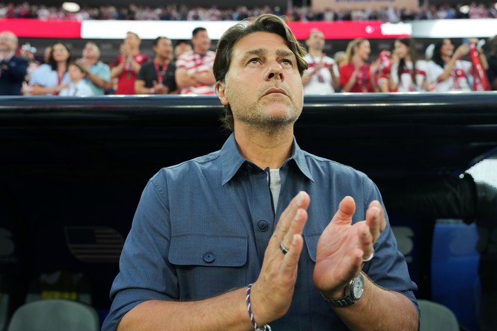 El DT de Estados Unidos, Mauricio Pochettino. (AP)