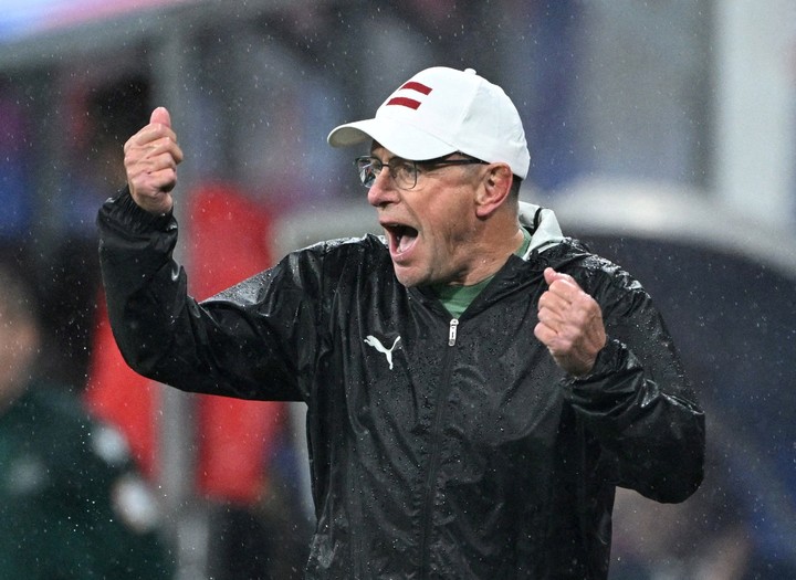 El DT de Austria, Ralf Rangnick (REUTERS).