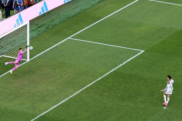 Orlando Gill vs. Alemania. (AP)