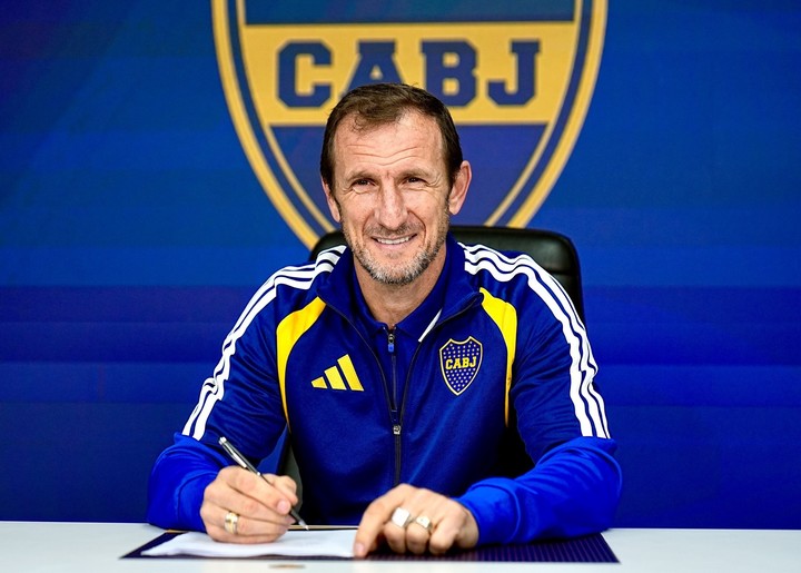Arruabarrena al poner el gancho.
