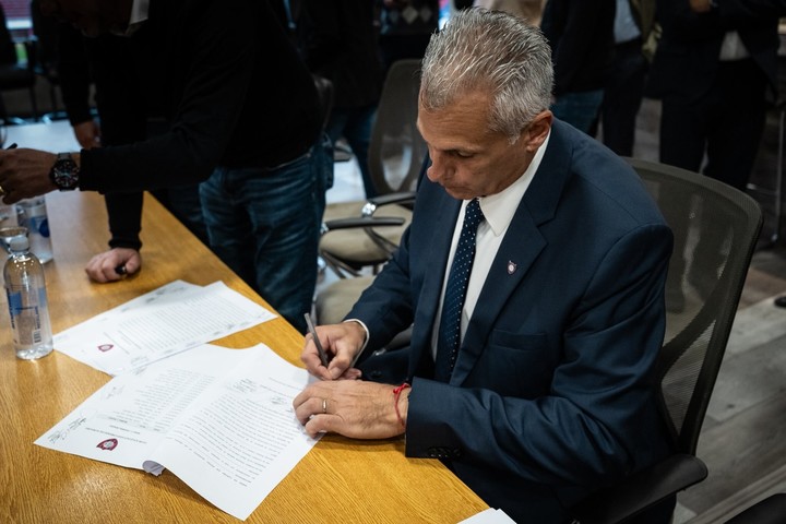 Culotta, nuevo presidente de San Lorenzo (Prensa CASLA)