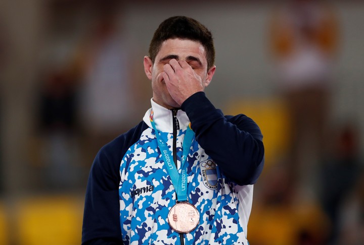Molinari es reconocido por haber sido finalista en anillas en los Juegos Olímpicos de Londres 2012. (REUTERS/Susana Vera)