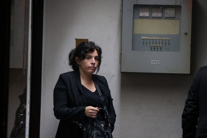 Dalma les agradeció a los jugadores (Foto: Antonio Becerra).