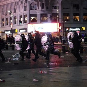 Incidentes en el Obelisco: siete agentes heridos y 19 detenidos