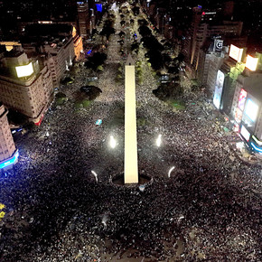 Del Obelisco al mundo: el festejo mundial por la final de la Scaloneta