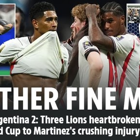 Los medios de Inglaterra tras la victoria de Argentina en semifinales del Mundial: "Another Fine Messi"