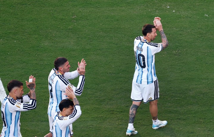 Argentina tras la derrota (Reuters).