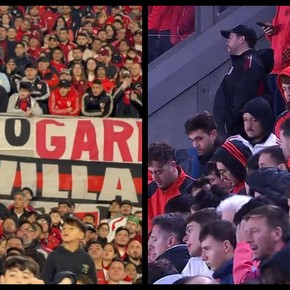 El clima del Monumental en la derrota ante Barracas: "Movete River" y silbidos en el final...