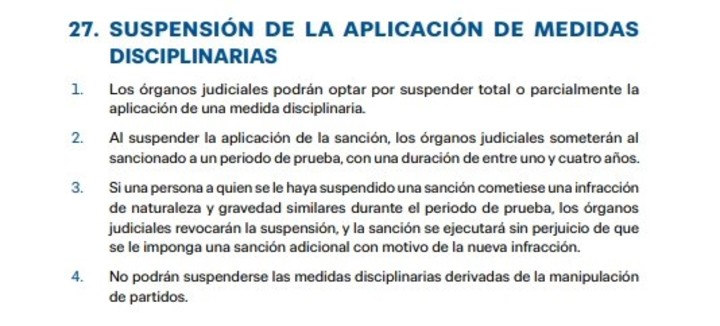 El Artículo 27 con el que la FIFA pospuso la sanción a Balogun.