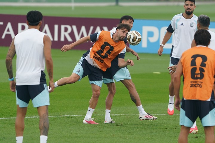 Taglia en pleno entrenamiento (Juano Tesone/Enviado especial).