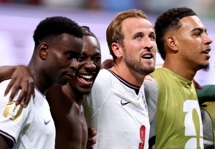Los jugadores festejando después de ganarle a Congo (Reuters).