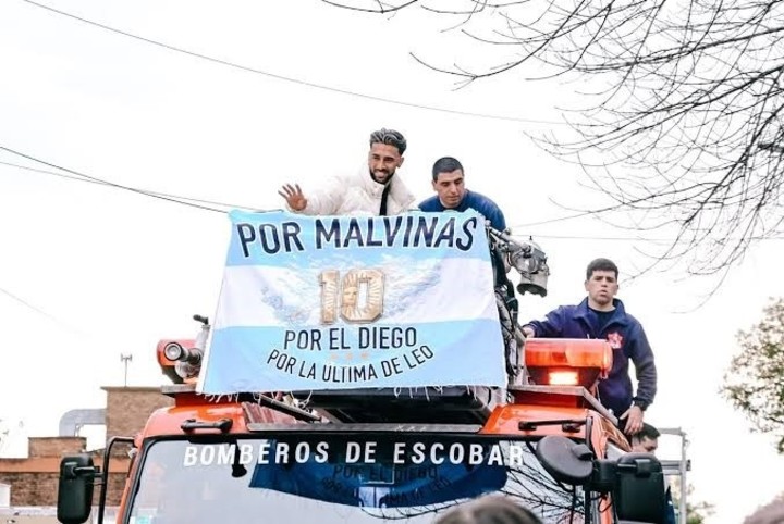 Nico reafirmó el reclamo argentino por las Islas Malvinas. 