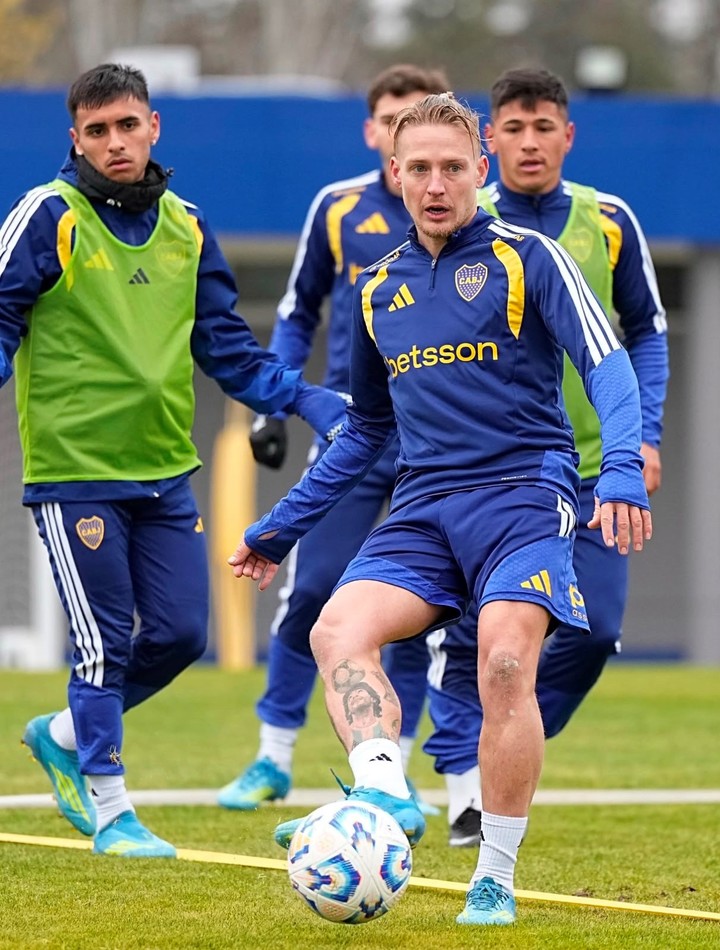 La práctica del Xeneize (Prensa Boca)