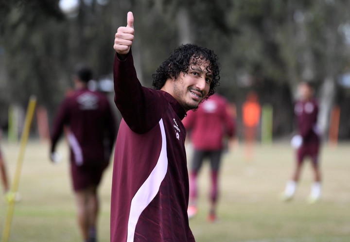 El central ya se enfoca en la Sudamericana (Prensa Lanús).