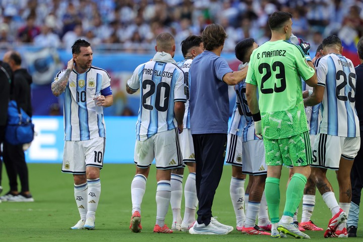 La pausa de hidratación del PT benefició a la Selección (EFE/EPA/CRISTOBAL HERRERA).