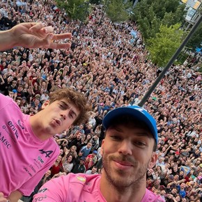 Video: la locura de los hinchas argentinos con Franco Colapinto en la previa del GP de Hungría  
