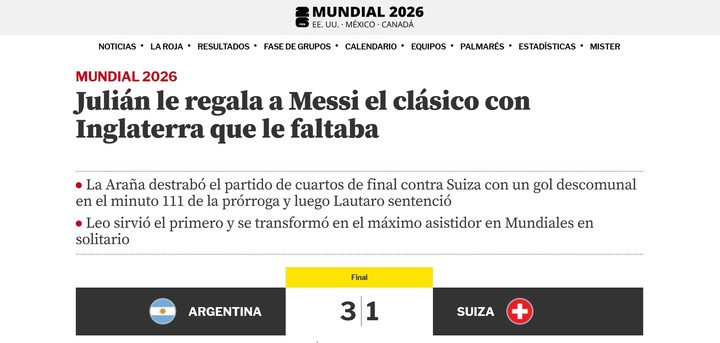 El análisis de Mundo Deportivo.