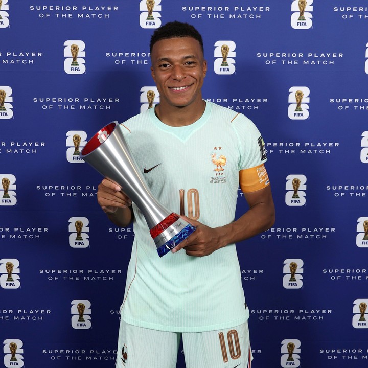 Mbappé fue elegido el jugador del partido tras el triunfo de Francia, 2 a 0 a Marruecos.