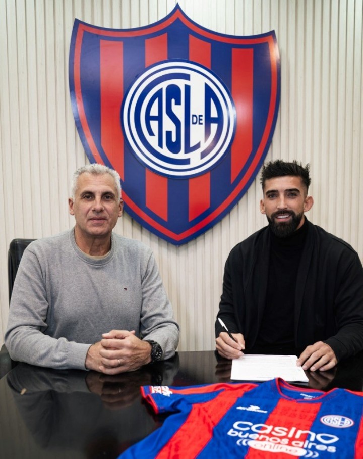 San Lorenzo presentó a Emiliano Amor. 