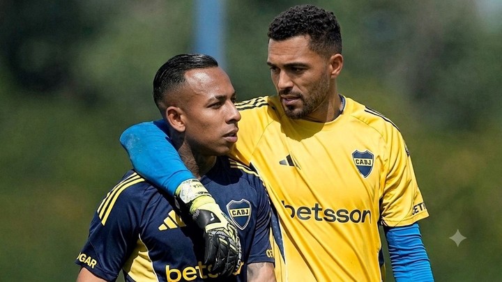 Villa y Montero, dos de los refuerzos de Boca (prensa Boca).