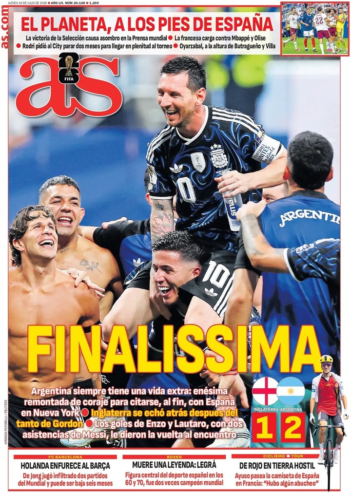La tapa de As.