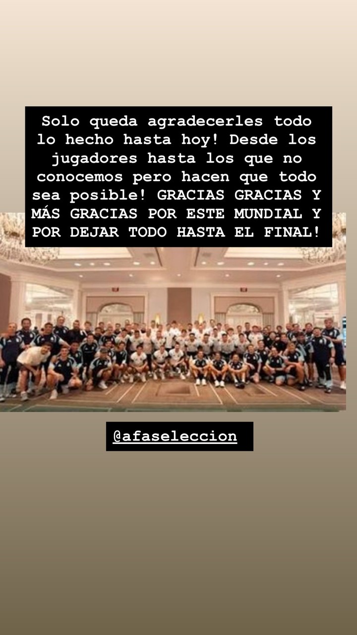 La primera historia de Dalma (Instagram: @dalmaradona).