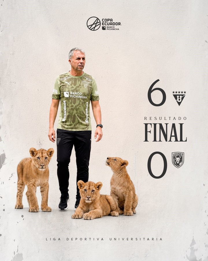 Liga de Quito goleó a Leones en el debut de Gustavo Álvarez.