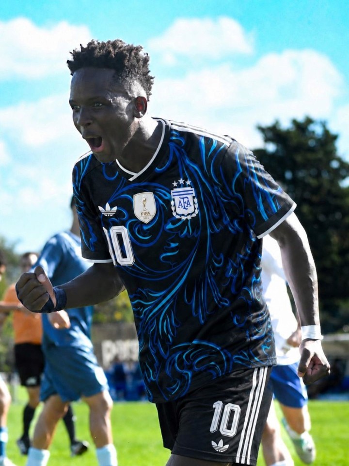 Kiki Ramos con la de la Selección Argentina