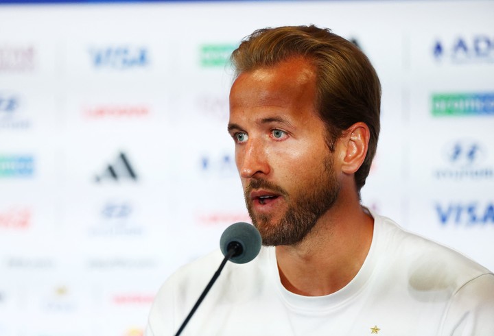 Harry Kane en conferencia de prensa. (Foto: Reuters)