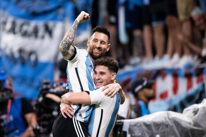 Argentina vs. Australia en octavos de final de Qatar. (Markus Gilliar GES Sportfoto)