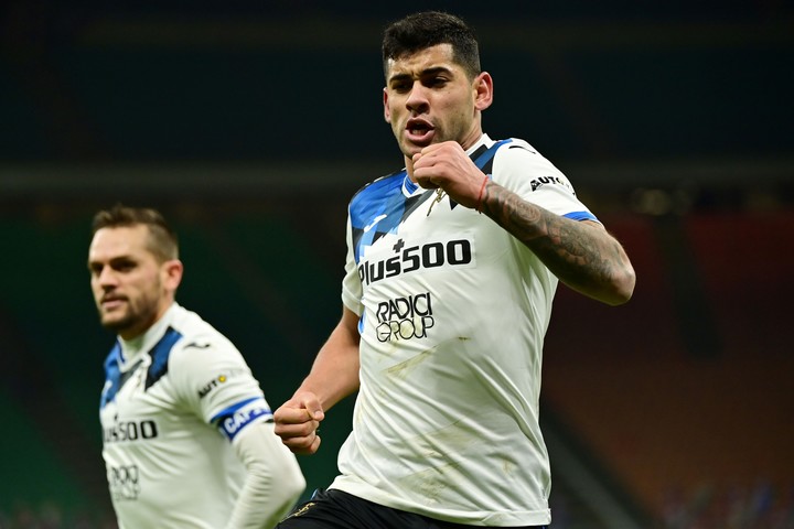 El Cuti la rompió en el Atalanta (AFP).