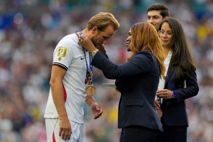 Kane brilló en la Copa del Mundo y se quedó con el tercer puesto ante Francia. (AP)