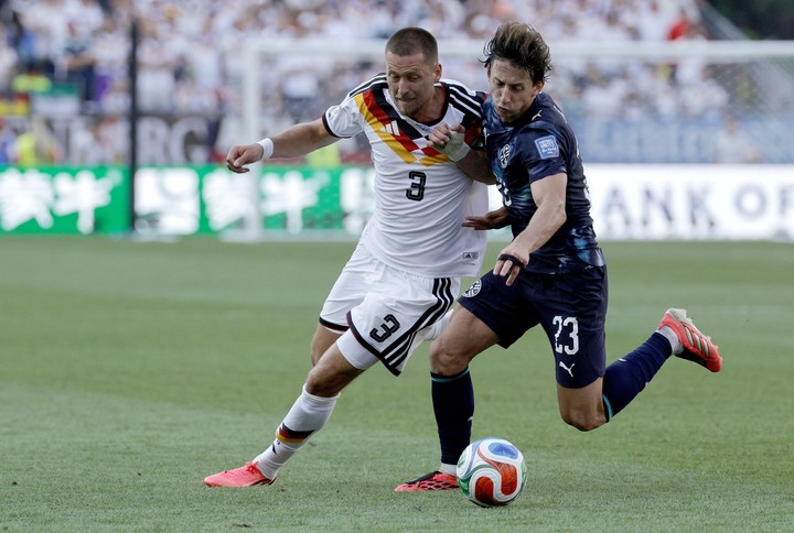 El zurdo paraguayo fue el mejor jugador de campo ante Alemania (EFE/EPA/SHAWN THEW).