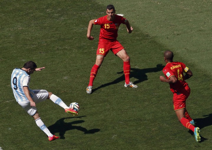 La única derrota de Bélgica en cuartos fue contra Argentina. (REUTER)