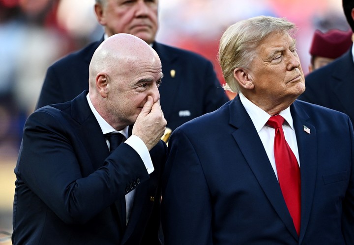 Infantino y Trump, en la pasada final del Mundial 2026.