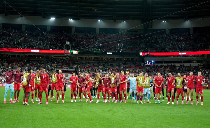 Jugadores de Suiza.