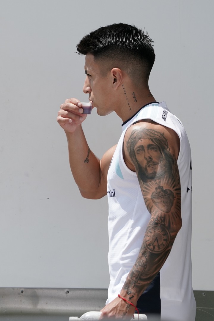 Thiago Almada definirá su futuro luego del Mundial (Foto Juano Tesone/ Enviado especial).