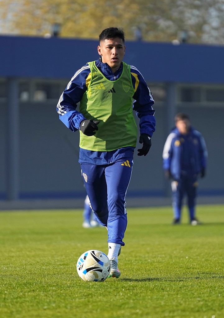 Leandro Lozano, por ahora el único refuerzo de Boca (Prensa Boca).