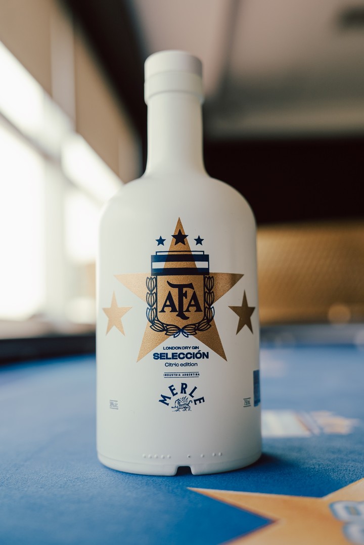 Gin Merle AFA, el aperitivo ideal para la previa de la final del Mundial.