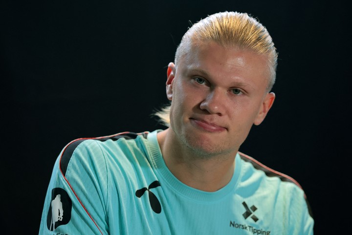 Erling Haaland. (REUTER)